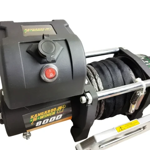 Купить Лебедка электрическая Kangaroowinch K8000E 12 В 3628 кг синтетический трос