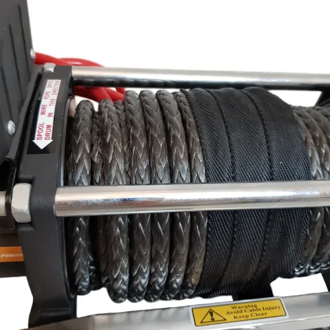 Купить Лебедка электрическая Kangaroowinch K9500 speed 12 В 4309 кг синтетический трос