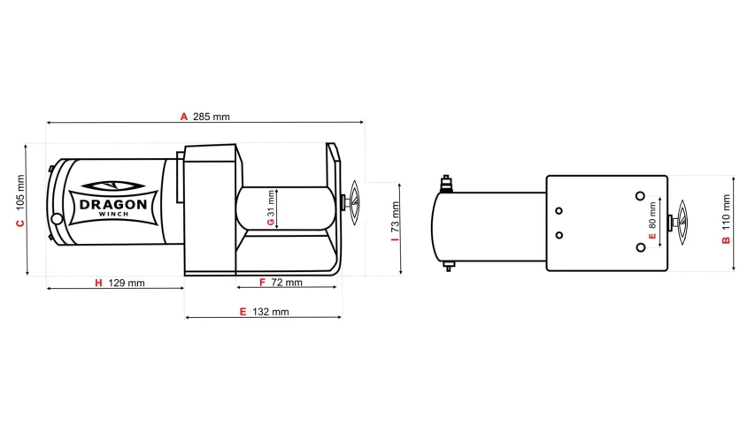 Купить Лебедка для квадроцикла электрическая Dragon Winch DWM 3000 ST