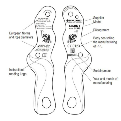Купити Спусковий пристрій SKYLOTEC MARK 1 / A-031
