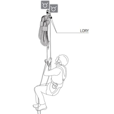 Купити Спусковий страхувальний пристрій SKYLOTEC Lory PRO 1 / A-041
