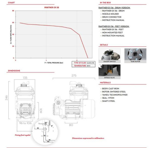 Купити Насос для перекачування бензину 220 В, EХ50 220-50
