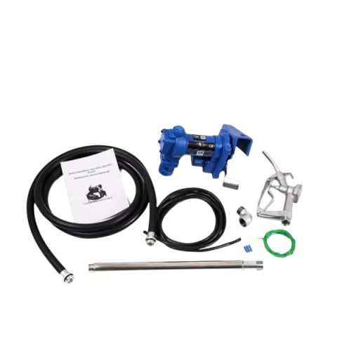 Купити Насос для бензину на бочку 200л, 12В, Бенза DRUM TECH 50 л/хв., шланг 4 м, механічний паливороздавал