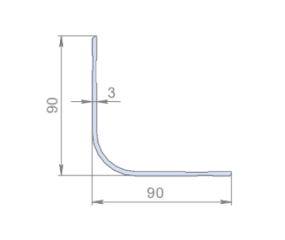Купить Алюмінієвий профіль, 90х90 Алюміній Україна (2700678913)