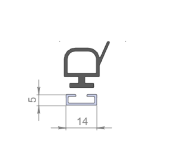 Купити Алюмінієвий профіль ущільнювача Алюміній Україна (2700678919)