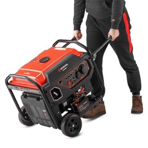 Купить Генератор бензиновий інверторний 7,5/8,0 кВт, 230 В, бак 25 л, електро/ручний старт, мідна обмотка, 