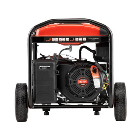 Купить Генератор бензиновий 9/10 кВт, 400/230 В, DUAL POWER, бак 25 л, електро/ручний старт, мідна обмотка,