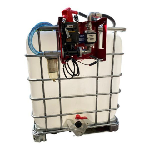 Купить Мини азс DC 12-60 в для бензина на базе еврокуба 1000 л