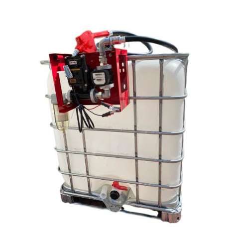 Купить Мини азс DC 12-60 в для бензина на базе еврокуба 1000 л