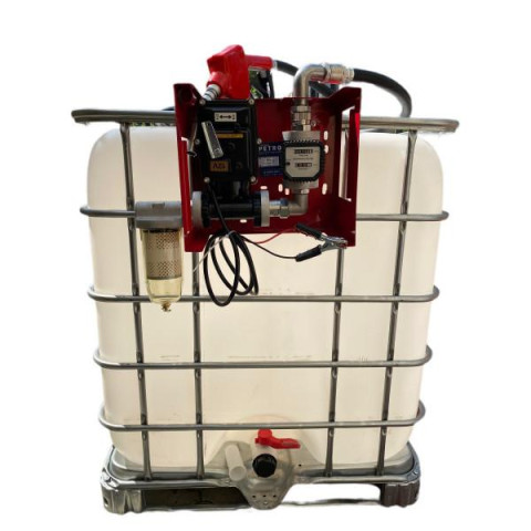 Купить Мини азс DC 12-60 в для бензина на базе еврокуба 1000 л