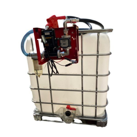 Купить Мини азс DC 12-60 в для бензина на базе еврокуба 1000 л