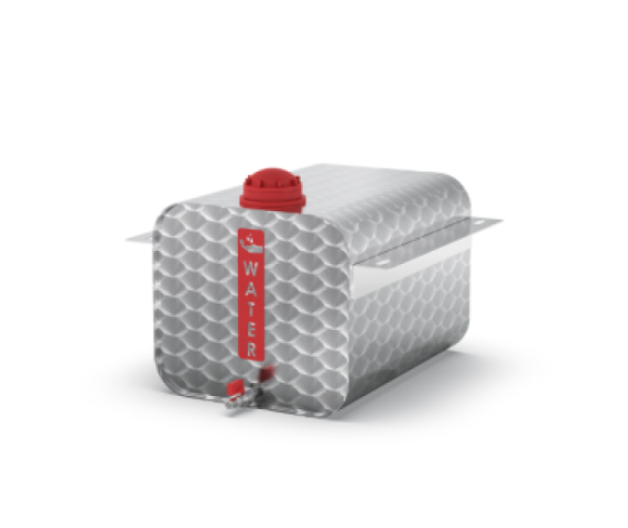 Купити Бак для води Daken автомобільний з дозатором (рукомийник) 25 літрів Daken Нерж Італія (8Z0530)