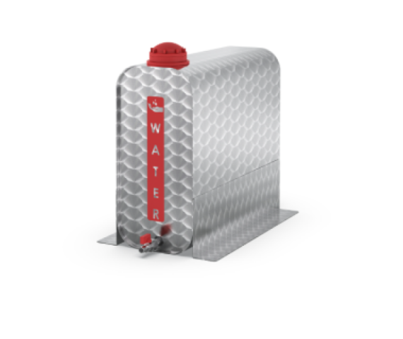 Купити Бак для води Daken автомобільний з дозатором (рукомийник) та боковими опорами 25 літрів Daken Нерж І