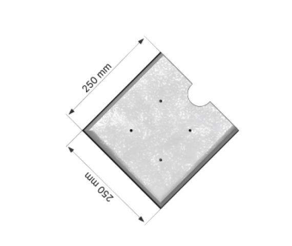 Купити Карман для інформаційної таблиці 250х250мм Алюміній Україна (2602996539)