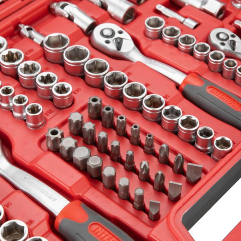 Купити Набір інструментів 1/2" & 3/8" & 1/4" 181од