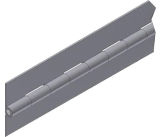 Купити Петля рояльна нержавіюча 40х1970 мм Нерж Італія (1603400272)