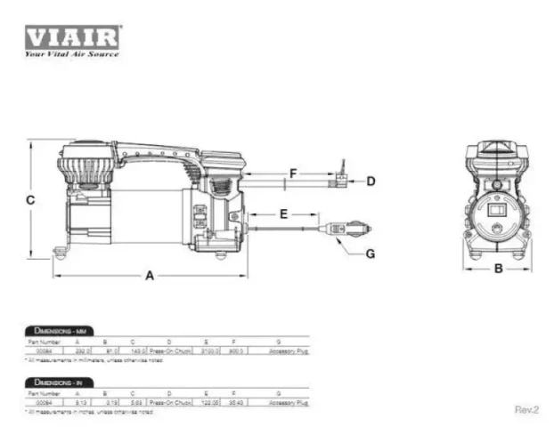 Купити Компресор повітрянний портативний VIAIR 84Р PN 00084