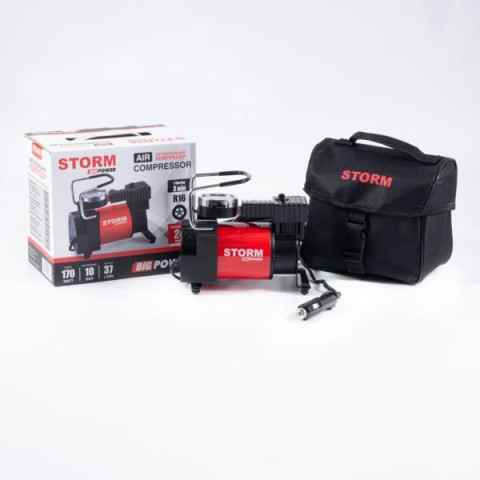 Купити Компресор автомобільний Storm Big Power 10 Атм 37 л/хв 170 Вт