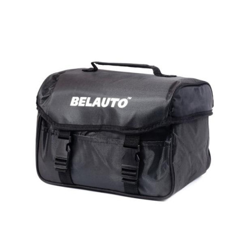 Купити Компресор автомобільний Белавто БУРАН двоциліндровий із зажимами АКБ