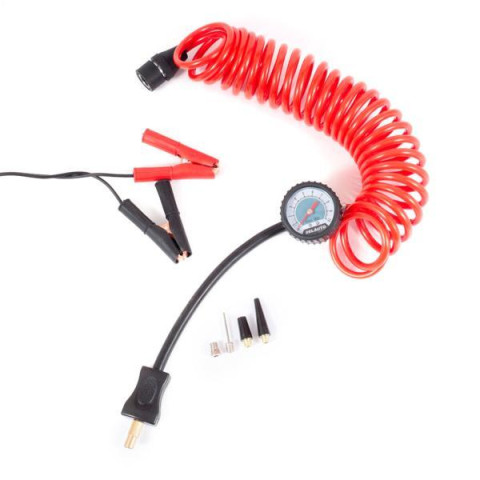 Купити Компресор автомобільний Белавто ЗУБР двоциліндровий із зажимами АКБ