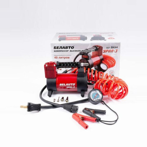 Купити Компресор автомобільний Белавто УРАЛ-3 із зажимами АКБ