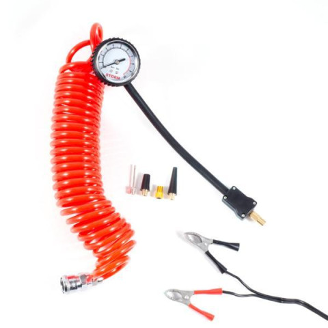 Купити Компресор двоциліндровий автомобільний Storm Bi-Power10 Атм 85 л/хв 360 Вт