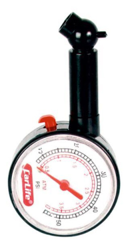 Купити Манометр автомобільний Carlife 0-110 PSI