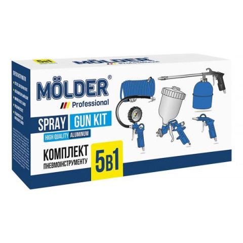Купити Набір пневмоінструменту Molder 5в1