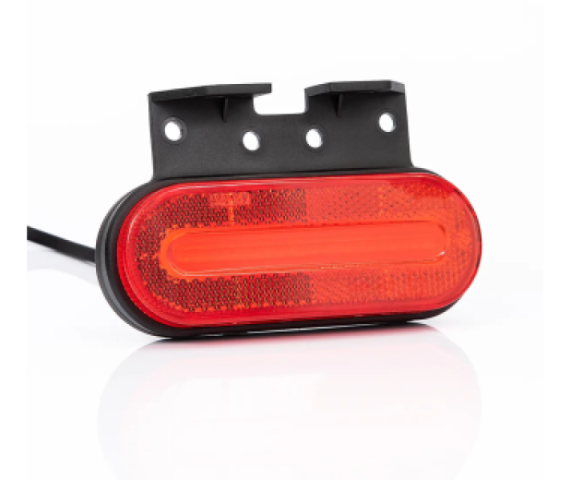 Купить Габаритний ліхтар для вантажівок червоний з кронштейном, Fristom Fristom LED Польща (FT-070)