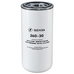Купити Паливний фільтр БЕНЗА 260-30, 30 мкм, 76 л/хв, аналог CIM-TEK 260-30