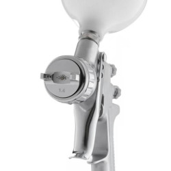 Купить Фарбопульт пневматичний LVMP професійний, форсунка 1.4мм, верхній пластиковий бачок 600 мл., 2бар