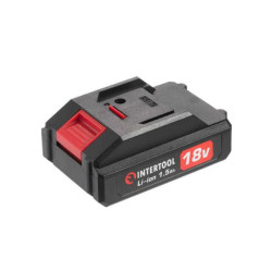 Купити Дриль-шурупокрут акумуляторний 18 В, 17 Nm, 0-700 об/хв, 0.8-10 мм, літій-іон, 1.5 А