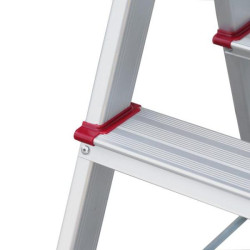 Купити Драбина алюмінієва двостороння 5 сходинок, висота 1100мм