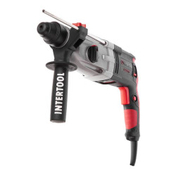 Купить Перфоратор 1000 Вт, 3.2 Дж, 0-1300 об/хв, 0-5100 уд/хв, 3 режими, металевий корпус редуктора
