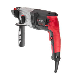 Купить Перфоратор 1000 Вт, 3.2 Дж, 0-1300 об/хв, 0-5100 уд/хв, 3 режими, металевий корпус редуктора