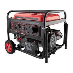 Купити Генератор бензиновий 7/7.5 кВт, 220 В, 25 л, електро+ручний старт, мідна обмотка, STORM