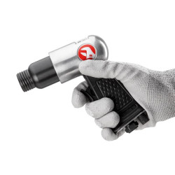 Купити Зубило пневматичне 150 мм, з набором насадок 4 од. (циліндричний хвостовик)