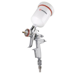 Купити Краскопульт пневматичний HVLP II професійний, форсунка 1.4мм, верхній пластиковий бачок 600 мл., 2ба