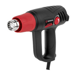 Купить Фен технічний 2000 Вт, 50-600 °C, 250-500 л/хв, 2 режими, регулювання температури