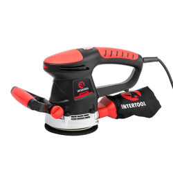 Купити Шліфмашина ексцентрикова, 480 Вт, 4000-14000 об/хв, 125 мм, хід ексцентрика 2.3 мм.