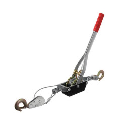 Купити Лебідка важільна тягове зусилля 2т, трос 1.50м * 4.5мм, робоча довжина троса 0,75