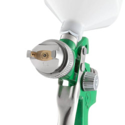 Купити Фарбопульт пневматичний HVLP, форсунка 1.4мм, верхній пластиковий бачок 600 мл., 3бар