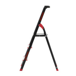 Купити Драбина 3 сходинки, лоток для інвентарю, сталевий профіль, висота верхньої сходинки 630мм, 409х667х1