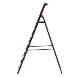 Купить Драбина 7 сходинок, лоток для інвентарю, сталевий профіль, висота верхньої сходинки 1500 мм, 504 * 1