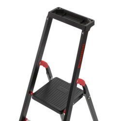 Купить Драбина 8 сходинок, лоток для інвентарю, сталевий профіль, висота верхньої сходинки 1720 мм, 527х143