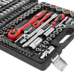 Купити Професійний набір інструментів з 12 граннимі головками 1/2 "& 1/4", 108ед., ET-6109, Cr-V