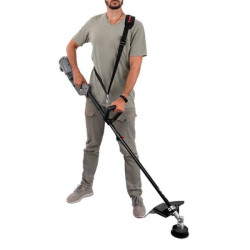 Купити Тример електричний, 1200 Вт, 230 В, ~50 Гц, 7000 об/хв., плавний пуск, діаметр обертання диска/ліски