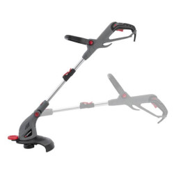 Купити Тример електричний, 450 Вт, 230 В~50 Гц, 10000 об/хв, діаметр обертання ліски 300 мм, регулювання до