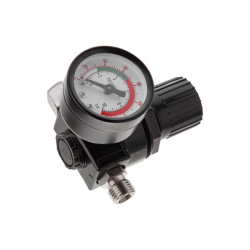 Купити Фарбопульт пневматичний LVLP, форсунка - 1.3 мм, з редуктором, пластиковий бачок - 600 мл, 2 бар