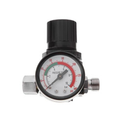 Купити Фарбопульт пневматичний LVLP, форсунка - 1.3 мм, з редуктором, пластиковий бачок - 600 мл, 2 бар